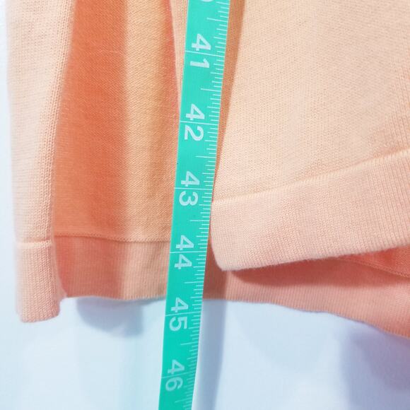 EDINBURGH Knitwear 100% Pima Cotton Ombre Midi Cardigan - Picture 6 of 12